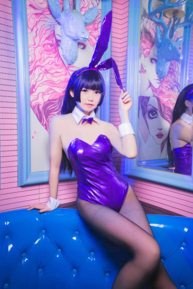 Cosplay福利/我的妹妹哪有这么可爱！ 五更琉璃 黑丝兔女郎cos