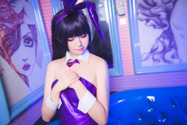 Cosplay福利/我的妹妹哪有这么可爱！ 五更琉璃 黑丝兔女郎cos