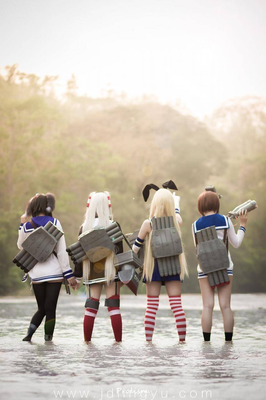 Cosplay福利/舰队collection岛风cos出击！