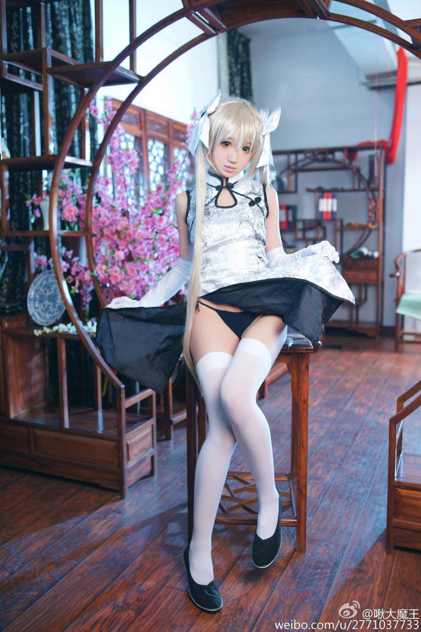 Cosplay福利/春日野穹 旗袍cosplay美呆