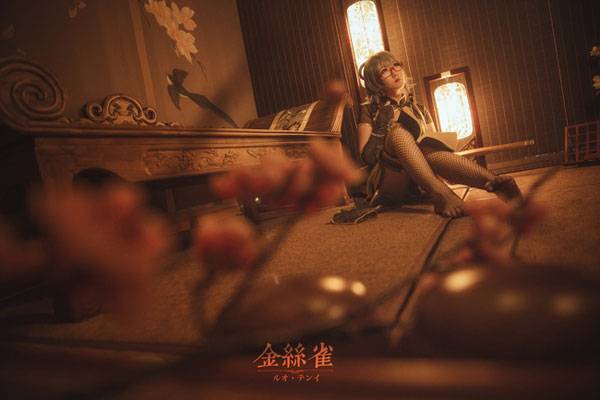 Cosplay福利/《金丝雀》旗袍洛天依COS