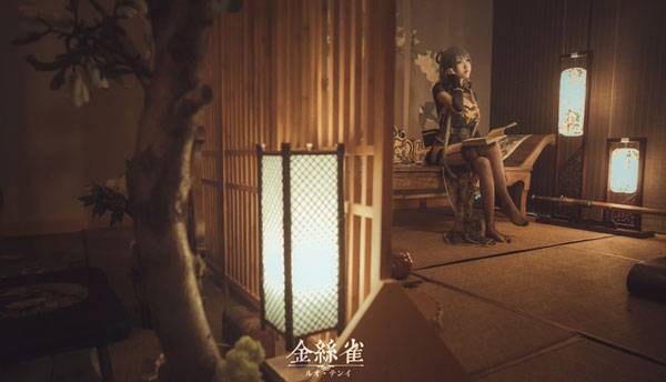 Cosplay福利/《金丝雀》旗袍洛天依COS