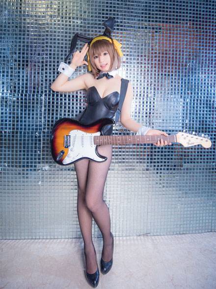Cosplay福利/凉宫春日兔女郎黑丝福利COS