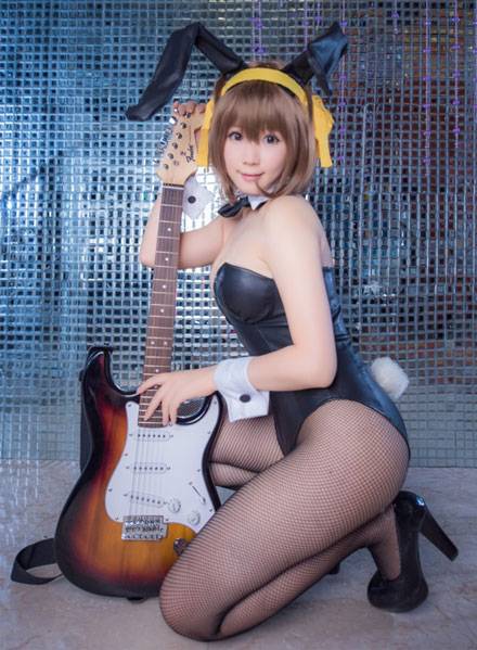 Cosplay福利/凉宫春日兔女郎黑丝福利COS