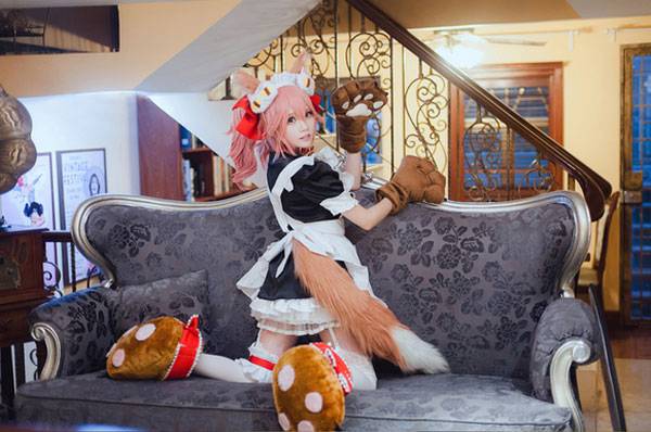 Cosplay福利/甜美萌妹COS《Fate》玉藻猫