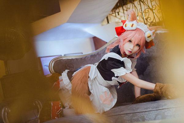 Cosplay福利/甜美萌妹COS《Fate》玉藻猫