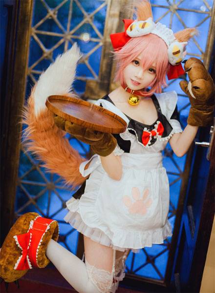 Cosplay福利/甜美萌妹COS《Fate》玉藻猫