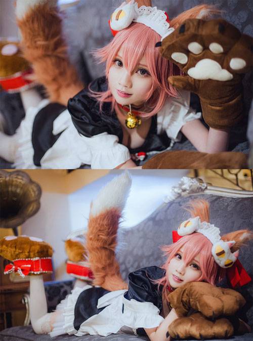 Cosplay福利/甜美萌妹COS《Fate》玉藻猫