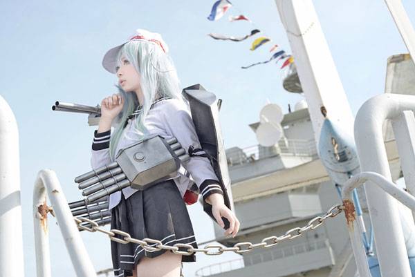 Cosplay福利/清纯萌妹舰娘舰娘伊达COS