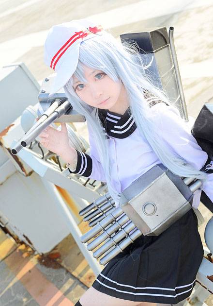Cosplay福利/清纯萌妹舰娘舰娘伊达COS