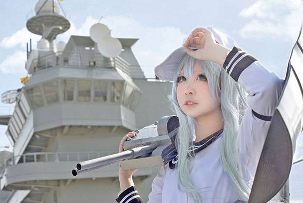 Cosplay福利/清纯萌妹舰娘舰娘伊达COS