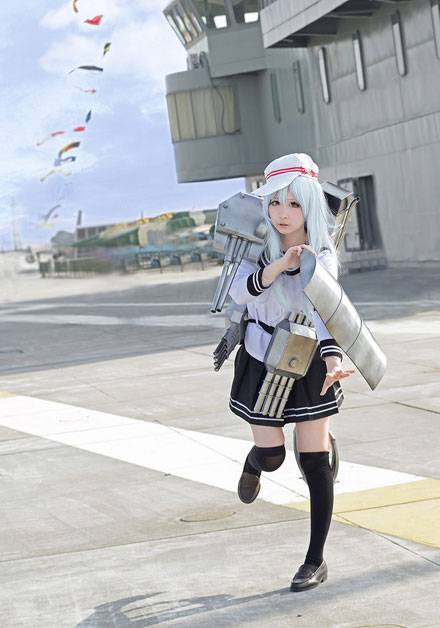 Cosplay福利/清纯萌妹舰娘舰娘伊达COS