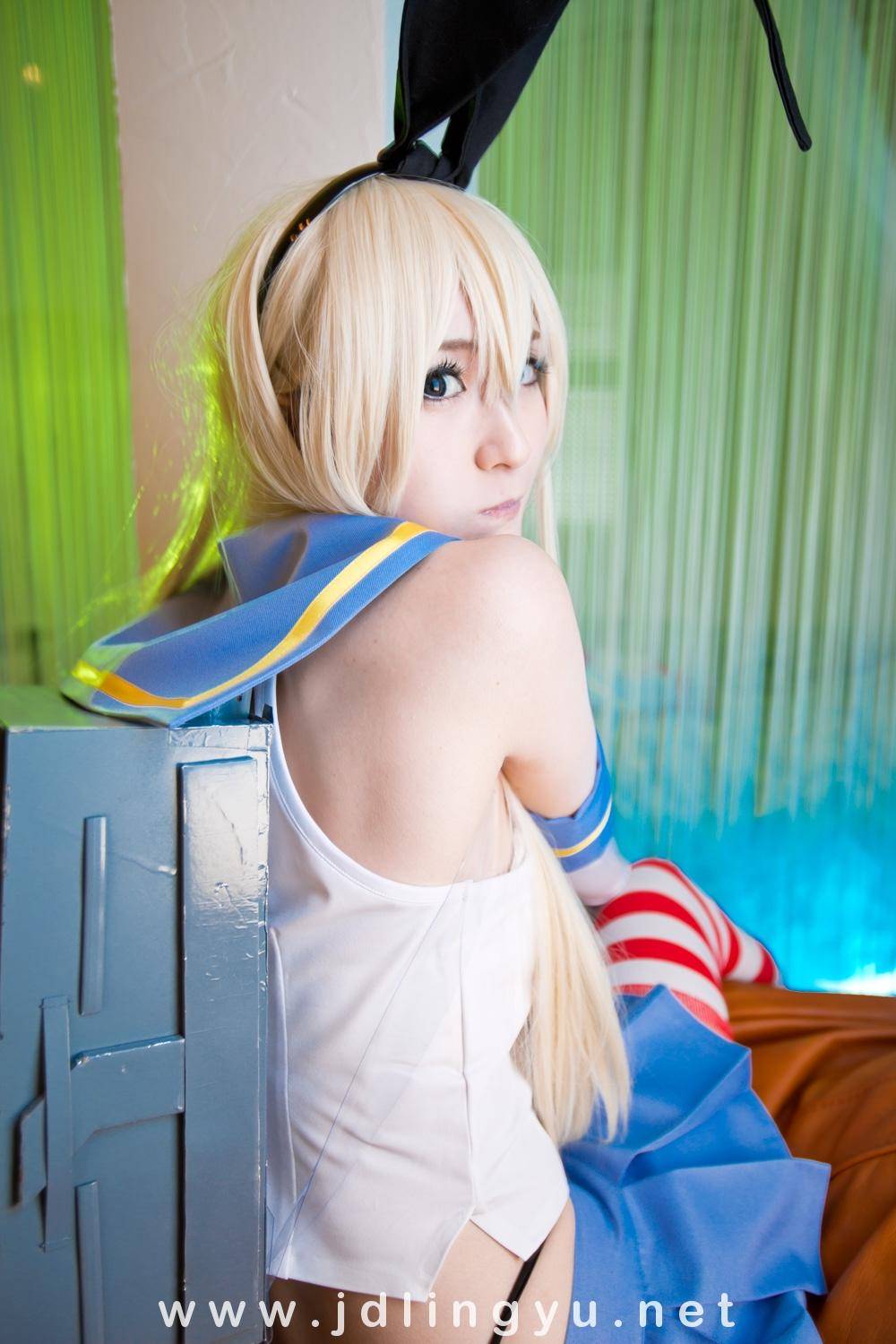 Cosplay福利/驱逐舰 岛风，绝对领域cosplay