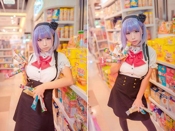 Cosplay福利/日本2016新番《粗点心战争》cosplay