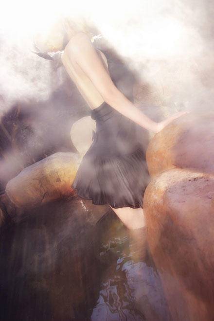 Cosplay福利/日本动画《fate》女主角saber泳装cosplay