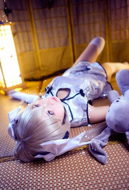 Cosplay福利/春日野穹旗袍COS
