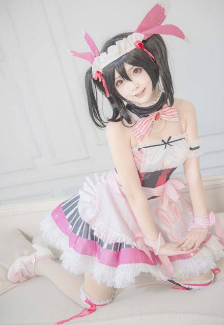 Cosplay福利/矢泽妮可白色情人节COS