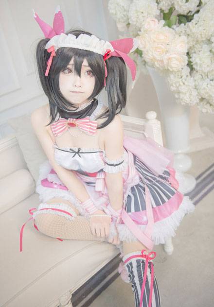 Cosplay福利/矢泽妮可白色情人节COS