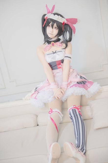Cosplay福利/矢泽妮可白色情人节COS