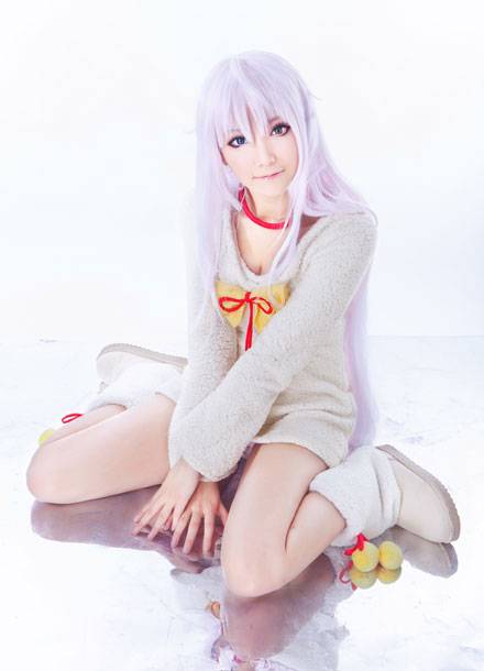 Cosplay福利/清纯萌妹矢泽妮可旗袍觉醒cosplay