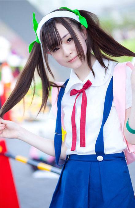 Cosplay福利/萌妹赫斯缇雅性感甜美cosplay