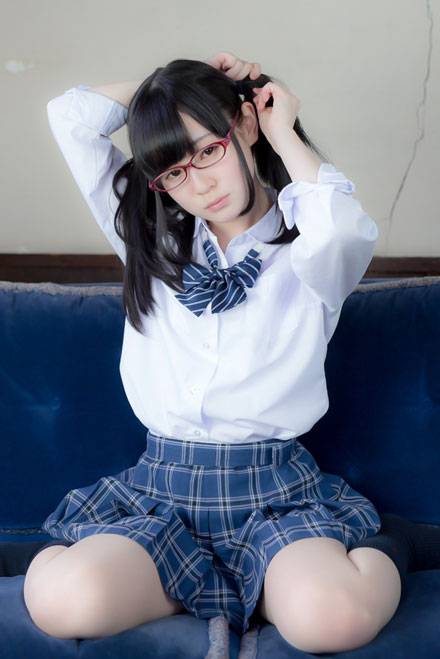 Cosplay福利/萌妹赫斯缇雅性感甜美cosplay