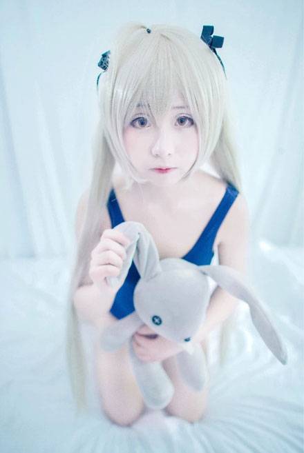 Cosplay福利/白皙萝莉《缘之空》穹妹死库水cosplay