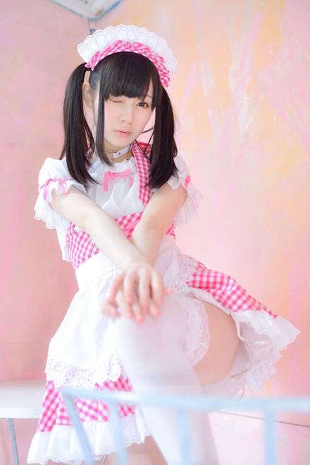 Cosplay福利/日本最清纯双马尾萌妹近卫理子cosplay合集