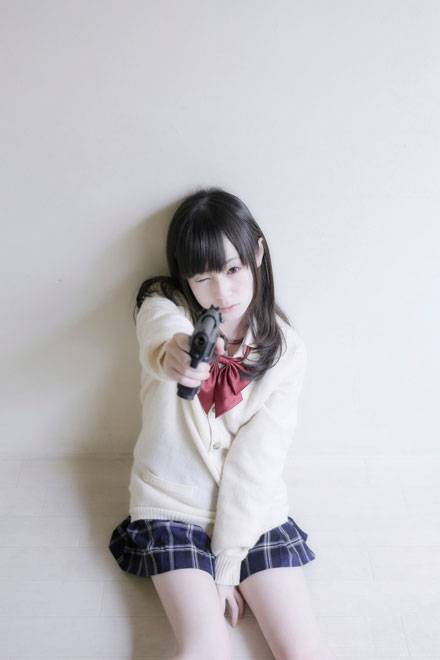 Cosplay福利/日本最清纯双马尾萌妹近卫理子cosplay合集