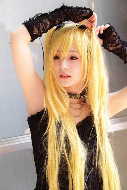 Cosplay福利/日本最清纯双马尾萌妹近卫理子cosplay合集