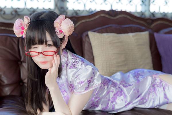 Cosplay福利/日本最清纯双马尾萌妹近卫理子cosplay合集