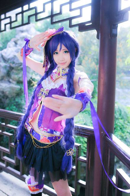 Cosplay福利/甜美萌妹《七原罪》伊丽莎白COS