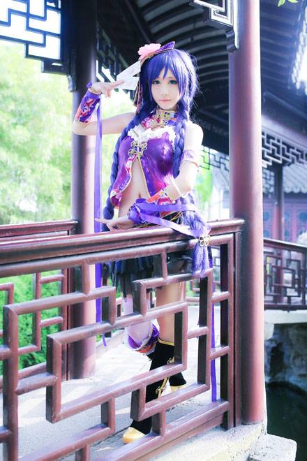 Cosplay福利/甜美萌妹《七原罪》伊丽莎白COS