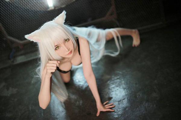 Cosplay福利/甜美萌妹高坂穗乃果女仆装COS