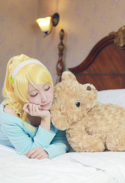 Cosplay福利/《Love Live!》绚濑绘里家居服Cos