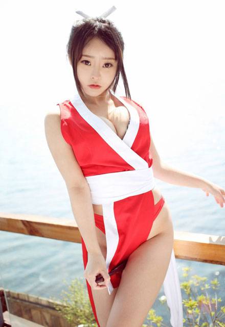 Cosplay福利/90后嫩模柳侑绮不知火舞cosplayplay