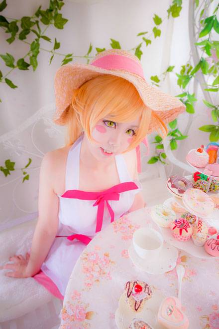 Cosplay福利/《伪物语》忍野忍清纯萌妹COS