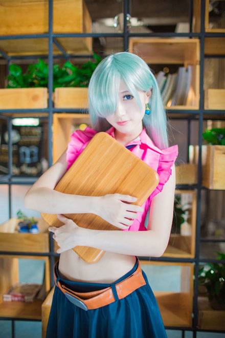 Cosplay福利/春日野穹内衣白丝福利COS