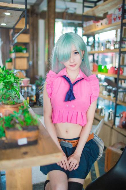 Cosplay福利/春日野穹内衣白丝福利COS