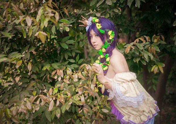 Cosplay福利/小柔SeeU矢泽妮可旗袍未觉醒Cos