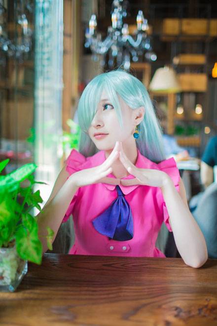 Cosplay福利/春日野穹内衣白丝福利COS