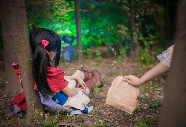 Cosplay福利/矢泽妮可小红帽&东条希精美COS