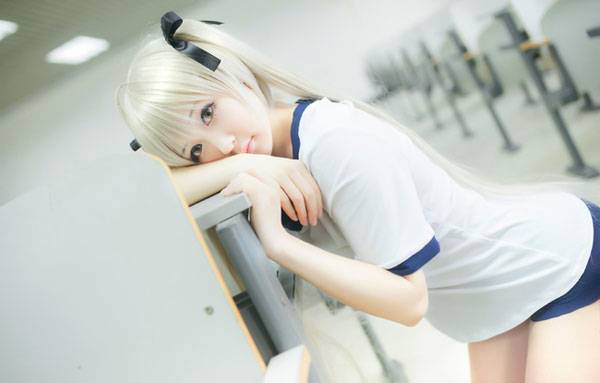 Cosplay福利/螺旋猫Tomia亚丝娜白丝制服Cos