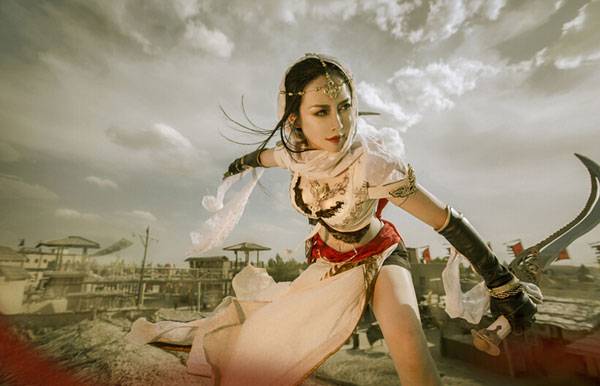 Cosplay福利/《剑网3》明教破军成女海报版精美COS