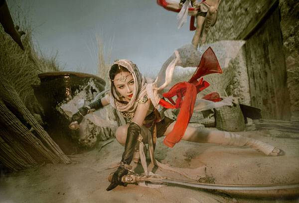 Cosplay福利/《剑网3》明教破军成女海报版精美COS