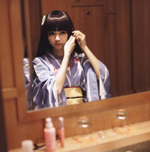 Cosplay福利/《俺妹》五更琉璃浴衣猫梓COS