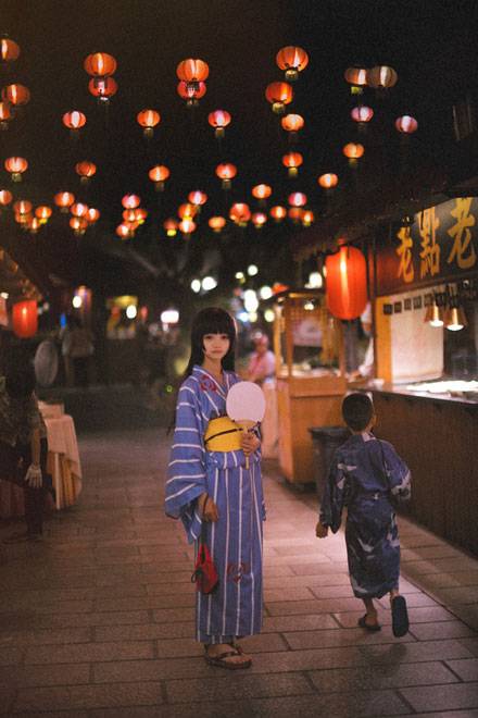 Cosplay福利/《俺妹》五更琉璃浴衣猫梓COS