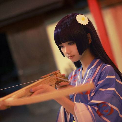 Cosplay福利/《俺妹》五更琉璃浴衣猫梓COS