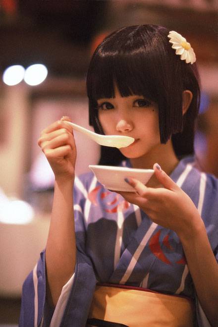 Cosplay福利/《俺妹》五更琉璃浴衣猫梓COS