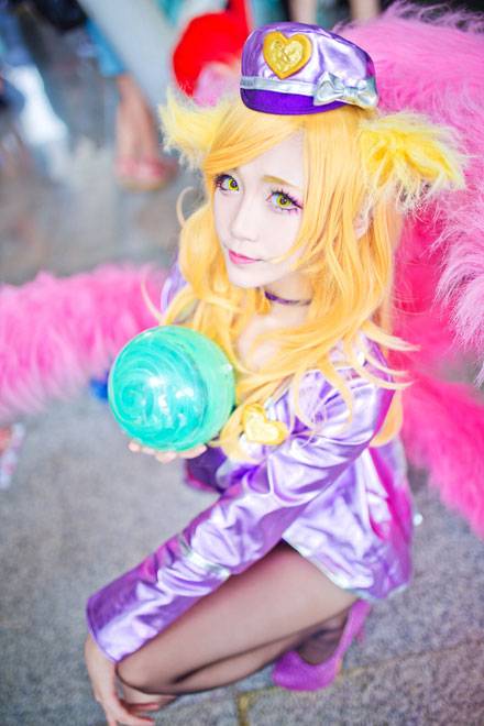 Cosplay福利/啾小妍SAMA偶像歌手阿狸精美COS